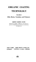 Organic Coating Technology, Volume 1 - Scanned Pdf